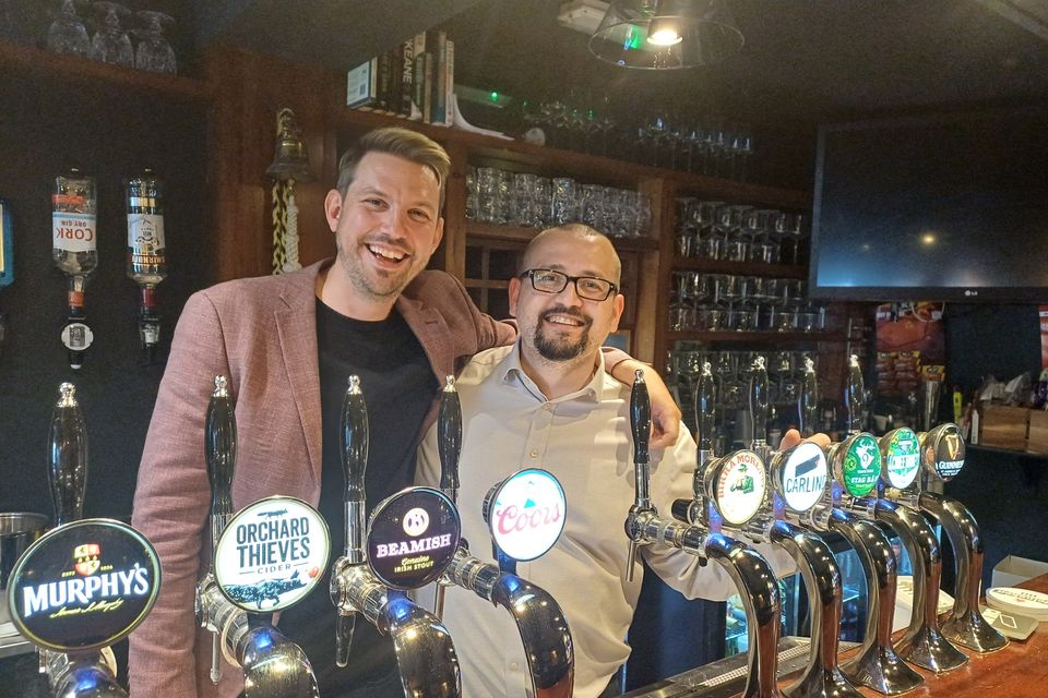 German Oliver Falter, General Manager of the Flynn Cush Hospitality Group (left), and Czech Martin Volrab, Restaurant Manager of The Salty Dog (right).